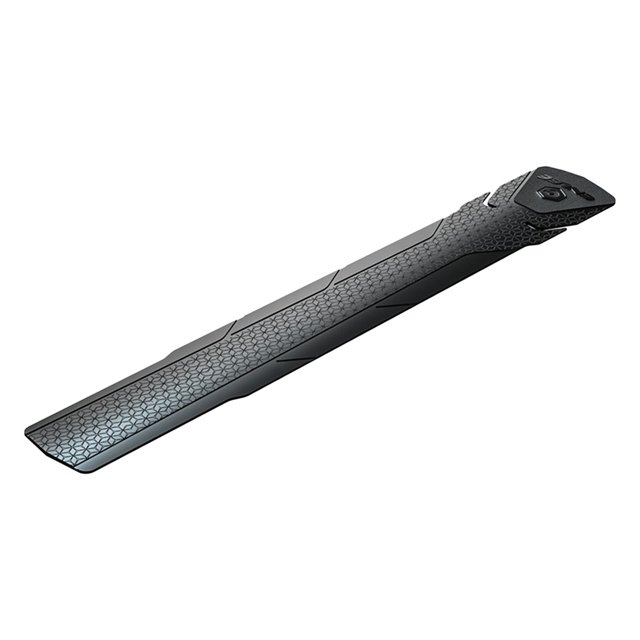 Universal Sticker Frame Protective Sticker Frame Bike Protector Chain Guard Anti-Scratch Protector for Mountain Bike Road BMX - black 39.5x6x0.2cm
