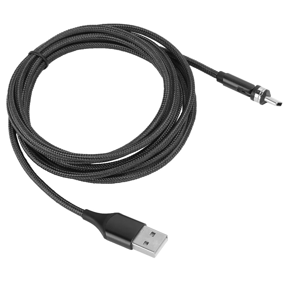 Fast Charging Cable, Dustproof 3 in 1 Micro USB Fast Charging Cable, 5V/2.1A  Charging Compatible with All Mobile Phone Black
