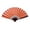 Orange, variant on Folding Hand Fan Folding Pattern Dance Wedding Banquet Lace Folding Hand Color Fanhand Fans for Weddings