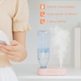 thumbnail image 3 of Yeacher Portable Water Bottle Humidifiers Mini Cool Mist Humidifier with Night Light USB Rechargeable Travel Humidifiers with 2 Settings for Home Office Bedroom, 3 of 7