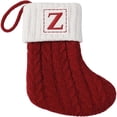 thumbnail image 2 of XZNGL Initial Alphabet Christmas Stockings 7Inch Letter Personalised Xmas Stocking Letter Personalised Xmas Stocking 26 Soft Stockings Decorations for Family Party, 2 of 2