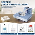 thumbnail image 4 of Garvee Heat Press 16x20/16x20, 1700W Power Heat Press Machine, Fast Heating, High Pressure Heat Press Machine for T-Shirt, Digital Industrial Sublimation Printer for Heat Transfer Vinyl, Easy to Use, 4 of 8