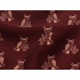 thumbnail image 4 of oneOone Viscose Jersey Fabric Branch & Owl Block Print Fabric BTY 60 Inch Wide, 4 of 4