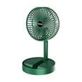 thumbnail image 1 of 2024 New Telescopic Folding Fan, Portable USB Rechargeable, Silent & Oscillating, Compact for Travel, Dorm & Bedroom (Green), 1 of 1