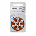 thumbnail image 1 of 240-pack PowerOne p312 Zinc Air Hearing Aid Batteries, Size 312, 1.45V Mercury-Free Hearing Aid Battery Tabs, 1 of 6