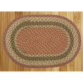 thumbnail image 1 of Capitol Earth Rugs 07-024 Olive-Burgundy-Gray Jute Braided Rug, 1 of 2