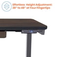 thumbnail image 4 of Motionwise M2 Series 48" x 24" Electric Sit-Stand Desk with Dual Motors and Pull-Out Drawer (Walnut), 4 of 5