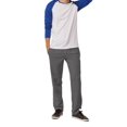 thumbnail image 4 of Men‘s Open Bottom Terry Sweatpants  Elastic Drawstring Waistband  Charcoal Grey S,charcoalgrey(openbottom),M, 4 of 4