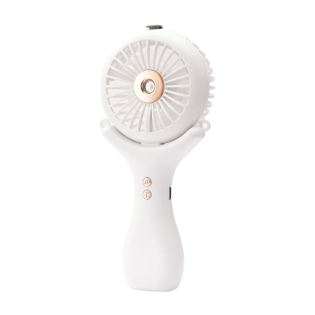 SDNall Portable Neck Fan Portable Fan Rechargeable Portable Water Mist USB Fan, Folding & Adjustable Design, Quiet Operation, Mini Handheld Fan with Charging Function, Perfect for Neck Cooling