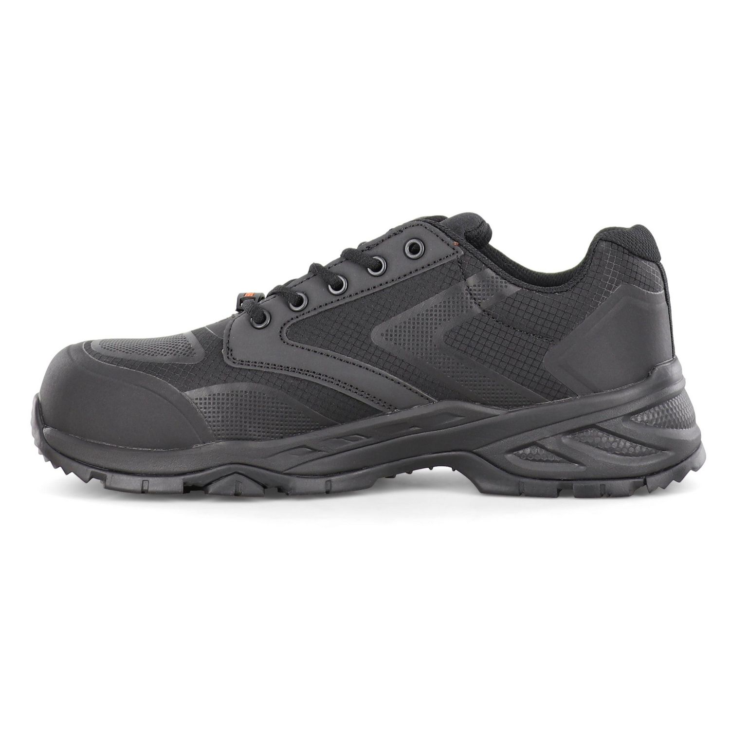 JB Goodhue Rocket Lo 16110 Men's Safety Work Shoes, Black/Grey, Triple Wide