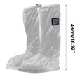 thumbnail image 2 of Outdoor Shoe Covers, Waterproof Cycling Overshoes, Anti-Slip Sole, Zippered Closure, Elastic Top, Rain and Mud Protection for Active Use, 2 of 8