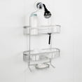 thumbnail image 3 of Era Grand Aluminum Shower Caddy,  3-Tier, Soft Silver 15x26in, 3 of 4