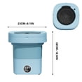 thumbnail image 2 of Ohufall Folding Portable Small Underwear Washing Machine - Dehydration Function, Ideal For Dorm Students, Travel & Home, 2 of 7