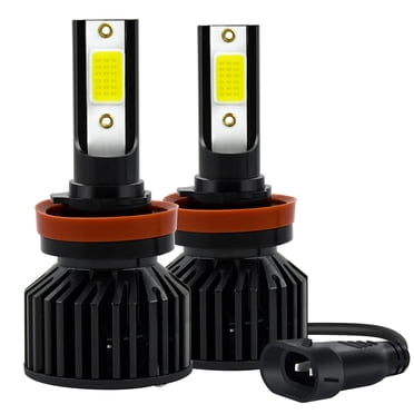 Yeacher 2Pcs Car LED Headlight Bulbs LED Driving Lamp All-in-one Conversion Kit H11 40W IP67