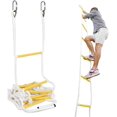 thumbnail image 1 of ISOP Échelle en Corde pour Enfants 8 / 16 / 25 Pi Compacte et Portable, Échelles en Corde pour Aire de Jeux – Escalade Suspendue Extérieure et Intérieure avec Crochets à Ressort pour Enfants et Adultes – Multifonctionnelle et Réutilisable, 1 of 7