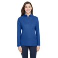 thumbnail image 1 of Core 365 Ladies' Fusion ChromaSoftâ„¢ Pique Quarter-Zip CE405W, 1 of 3