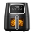 thumbnail image 1 of Kitchen Elite 5.5 Qt. Digital Air Fryer, Countertop Cooker w/ LED Screen, Black, 1 of 8