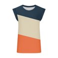 thumbnail image 3 of Yuyuzo Camisoles d'Été pour Femmes à Manches Cap, Tunique à Col Rond, Coupe Ample, T-Shirts Basiques Décontractés, 3 of 4