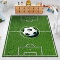 thumbnail image 1 of Product category Carpet 2 Super Large Sports Carpet with Rugby and Football Patterns for Interactive Family at Home across Everyday Living Spaces, 1 of 6