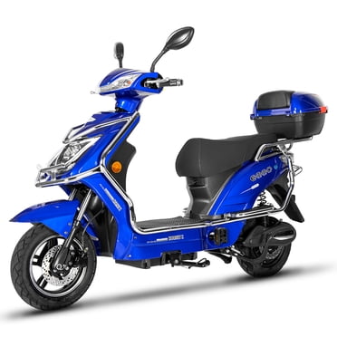 EMMO Hornet XI Ebike - Electric Bicycle - E Scooter - 60V 500W - Blue - Removable Battery - Large Storage