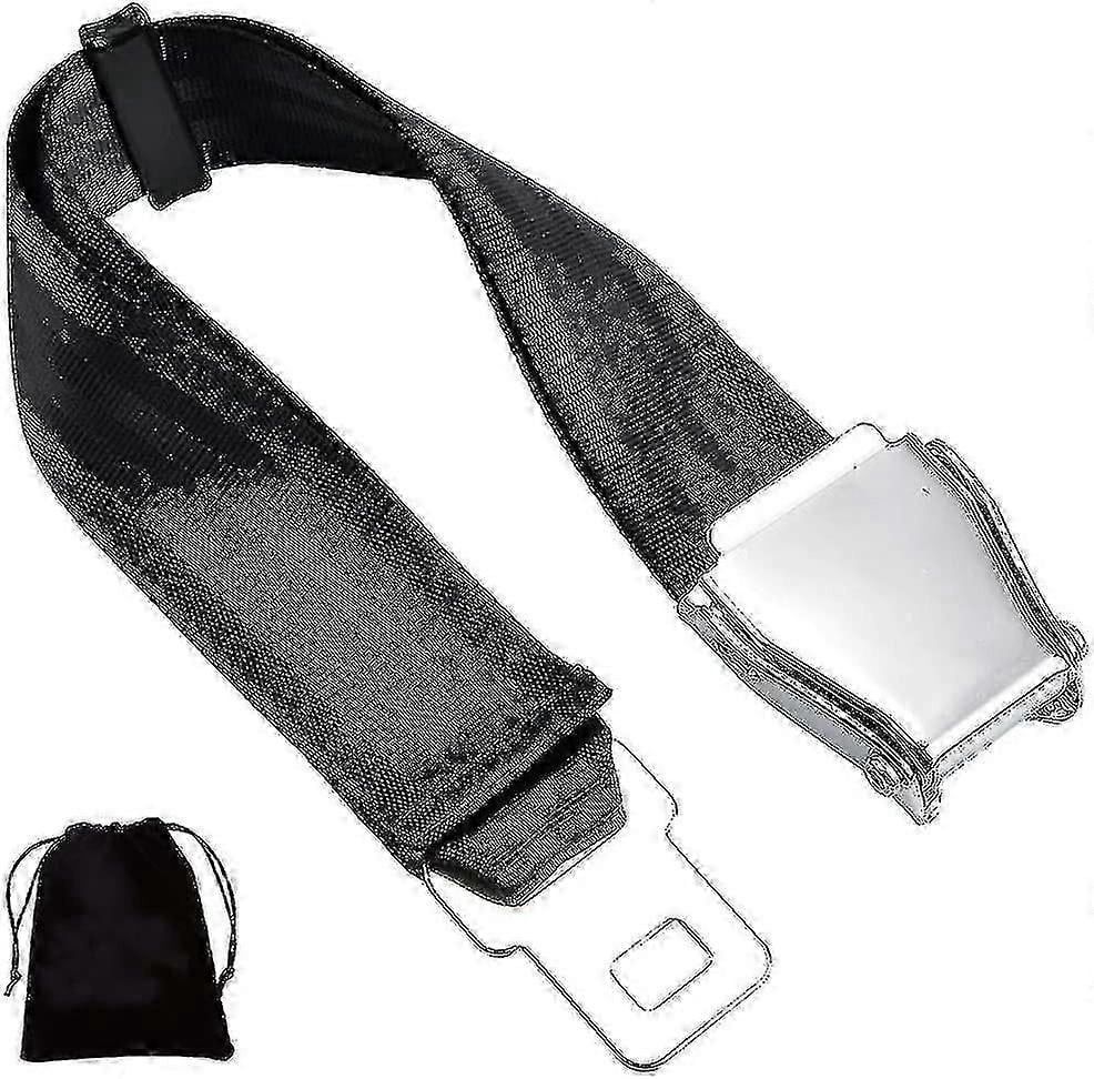 Rallonge de Ceinture de Sécurité pour Avion Certifiée E4 Réglable 15-81 cm Accessoire de Sécurité de Voyage