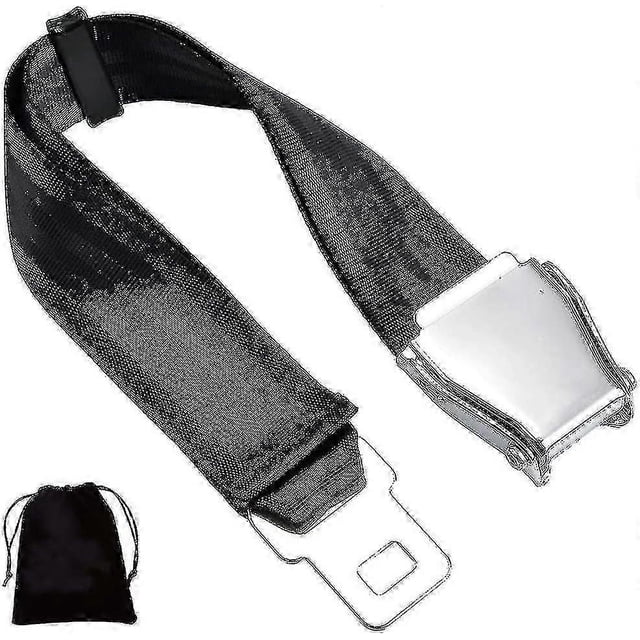 Aircraft Seat Belt Extender E4 Certified Adjustable 15-81cm Travel Safety Accessory