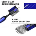 thumbnail image 2 of QualitChoice Brosse de Nettoyage Double Face pour Club de Golf, Outil Réutilisable d'Entretien des Taches avec Rainure, Accessoires d'Entraînement Extérieurs, Rouge, 1 Ensemble, 2 of 6