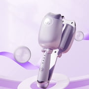 Hair Curling Iron,Natural Curls Hair Curler Curling Wand Negative Hair Straightener Without Damaging Hair Curls Fast Heating Crimper Wand Curler in All Hair Type,Hair Curlers for Long Hair
