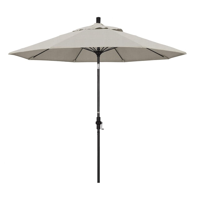 California Umbrella Parasol de Patio de 9 Pieds en Granit Tressé