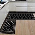 thumbnail image 4 of Ensemble de 2 Tapis de Sol de Cuisine Épais et Coussinés, Robustes, Confort pour Rester Debout, Tapis de Couloir de Cuisine Imperméables, 4 of 6