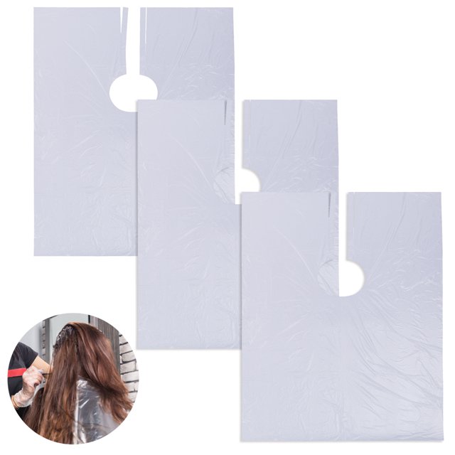50 Pcs Cape de Coupe de Cheveux Polyvalente Jetable Cape de Coiffure Outil de Barbier
