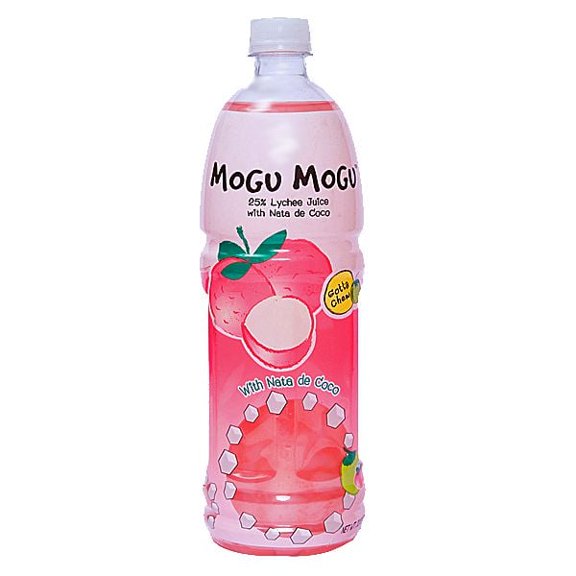 MOGU Boisson au Jus de Litchi avec Nata de Coco