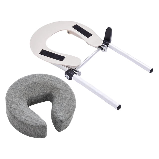 lionlar Massage Table Face Down Pillow Comfort Practical Premium Face Cradle Cushion Gray