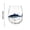 MRA, variant on EGNMCR Artisanal Blue Ringed Glassware 2D Printing Octopuses Stemless Wine Glasses a glass