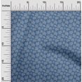 thumbnail image 2 of oneOone Polyester Spandex Medium Blue Fabric Toile Craft Projects Decor Fabric Printed By The Yard 56 Inch Wide, 2 of 4
