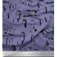 thumbnail image 1 of Soimoi Poly Georgette Fabric Easter Island Statue Face Print Fabric by Yard 42 Inch Wide, 1 of 3