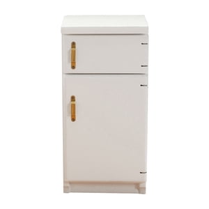 OULII Petit réfrigérateur Mini Maison Réfrigérateur Modèle Synthétique Matériau 1Pack