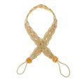 thumbnail image 4 of DJN Clearance Curtain 2Pcs Creative Chinese Knot Curtain Strap Precision Braided Curtain Strap Strap Rope Strap Strap cotton Gold A, 4 of 4