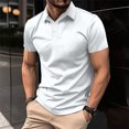 thumbnail image 2 of cfhntfmh Golf Shirts for Men Summer Short Sleeve Button up Tennis Shirts Plus Sizecollared Athletic Tees, 2 of 6