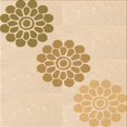thumbnail image 1 of Ahgly Company Tapis d'Intérieur Lavable en Machine Carré Jaune Transitionnel, 7 Pieds Carré, 1 of 7