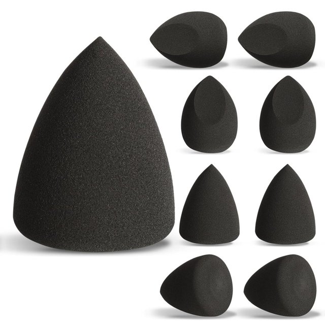 CUITING 8pcs Makeup Sponge Set Professional Blender Sponge Soft Concealer Sponge Facial Makeup Tools for Foundation Liquid Powder for Birthday Party Mother‘s Day(Pink&Rose Red)