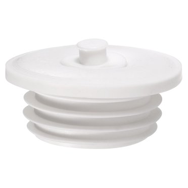 Unique Bargains Bague d'Étanchéité de Tuyau de Drainage avec Bouchon, Bague d'Étanchéité de Bouchon de Drain de Plancher Anti-Odeur pour Tuyau d'Égout pour Tuyaux de Drainage en PVC de 60-65 mm, Blanc