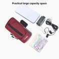 thumbnail image 4 of Running Phone Pouch Arm Bag | Universal Waterproof Fitness Armband for Smartphones | Adjustable Strap | Lightweight Polyester | Reflective Night Safety Strip | Hidden Zipper Pocket | 19x10x2cm | 1, 4 of 9
