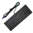 thumbnail image 1 of Industrial Keyboard, IPC Keyboard with X Scissor Foot Plug and Play, Touchpad Wired Connection, for Industry Manufacturing Military, 1 of 7