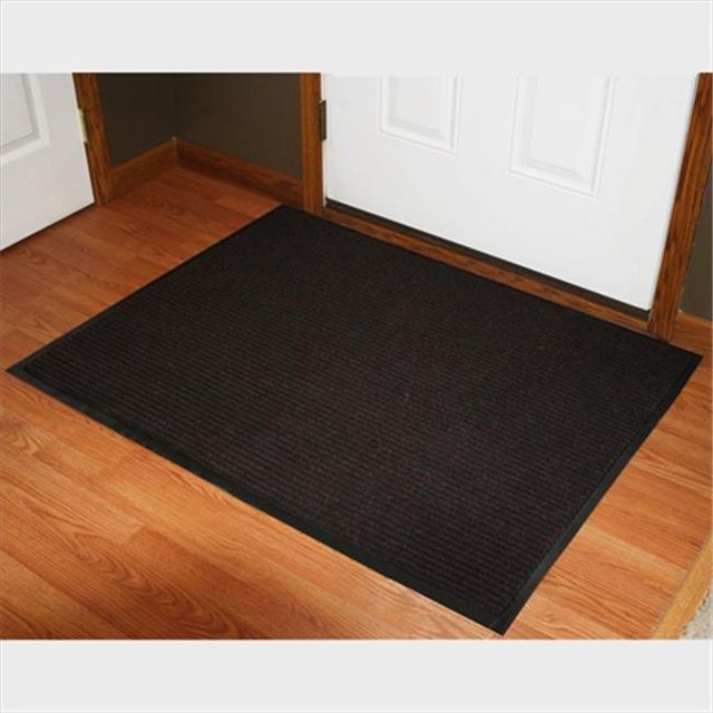 Durable Corporation 613S0046BN 4 ft. W x 6 ft. L Spectra Rib Entrance Mat in Brown