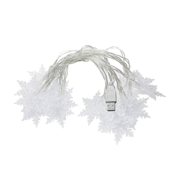 Led Lights for Bedroom Christmas Lights 10 Led Snowflake String Lights Battery Operated Lights for Bedroom Patio Room Garden Party Home Xmas Decor Indoor Outdoor Christmas Tree Decor