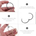 thumbnail image 4 of 14Pcs Loose Leaf Binder Rings Metal Binder Rings 30 mm Binder Rings Notebook Binder Accessories, 4 of 7