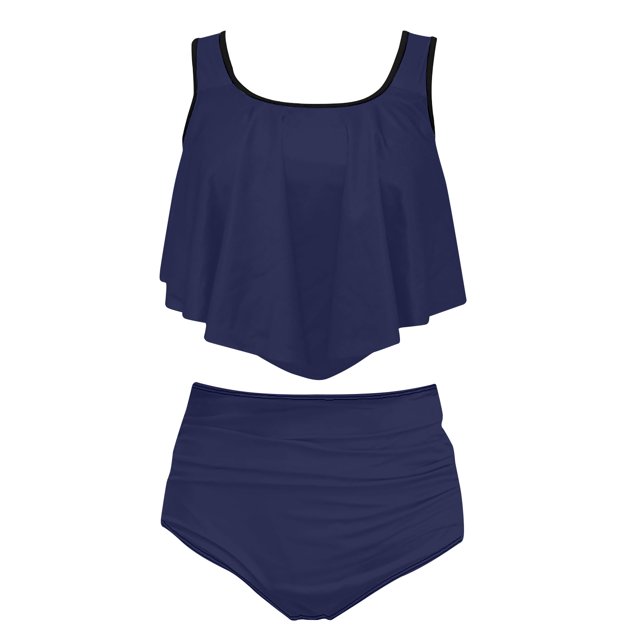 LSLJS Ensemble de Maillot de Bain Bikini à Volants pour Femmes, Ensembles de Bikini pour Femmes