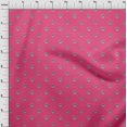 thumbnail image 3 of oneOone Polyester Lycra Fabric Floral Block Printed Fabric 1 Yard 56 Inch Wide, 3 of 4