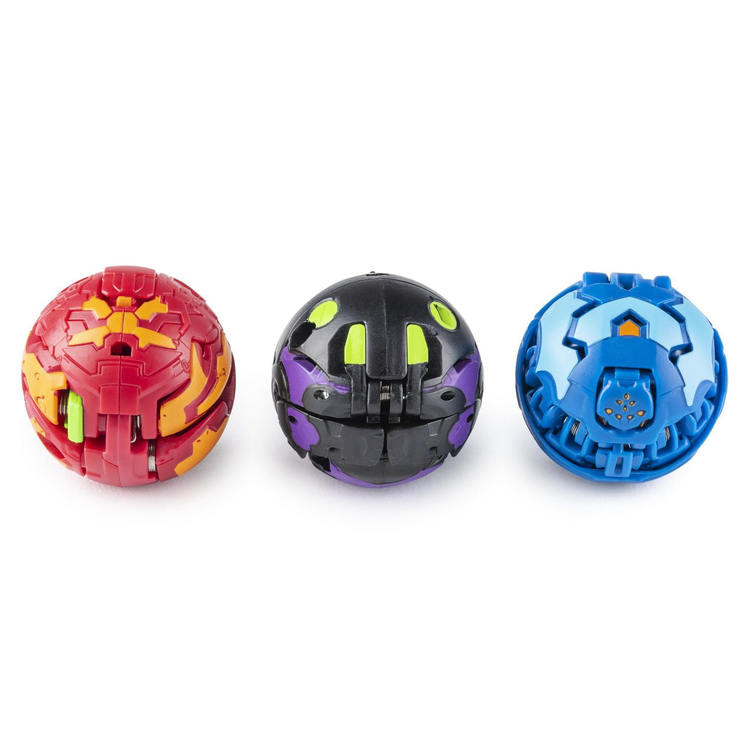 Bakugan, Starter Pack 3 personnages, Aquos Webam, Créatures transformables à collectionner, à partir de 6 ans